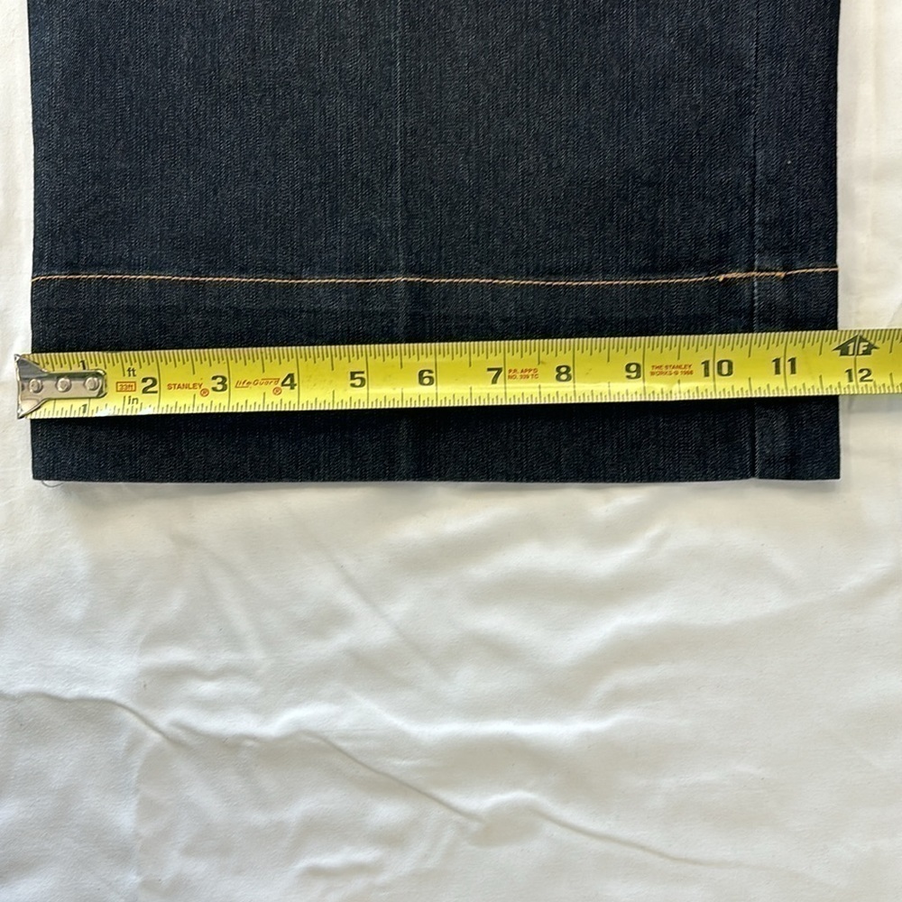 Bisou/Bisou Wide Leg Denim Capris Size 14 - Picture 9 of 9
